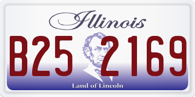 IL license plate B252169