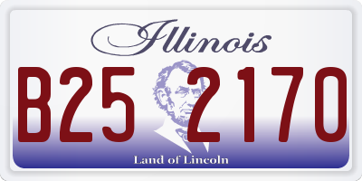 IL license plate B252170