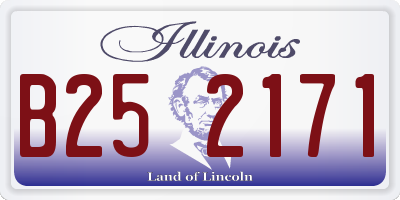 IL license plate B252171