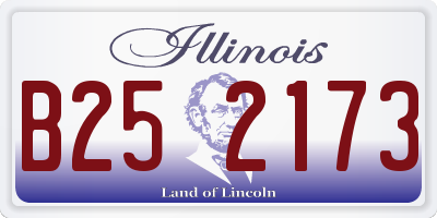 IL license plate B252173