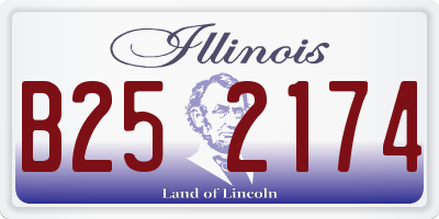 IL license plate B252174