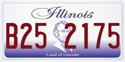 IL license plate B252175