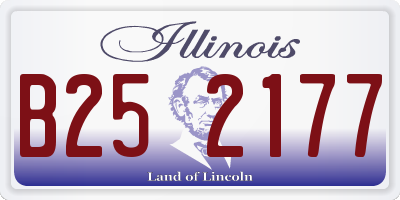 IL license plate B252177