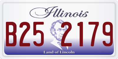 IL license plate B252179