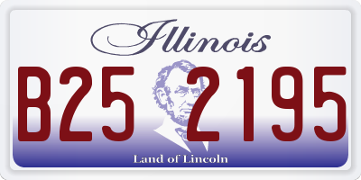 IL license plate B252195