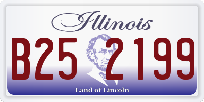 IL license plate B252199