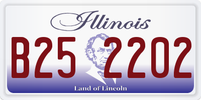 IL license plate B252202