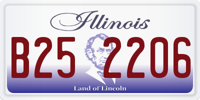 IL license plate B252206