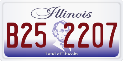 IL license plate B252207