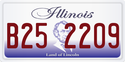 IL license plate B252209