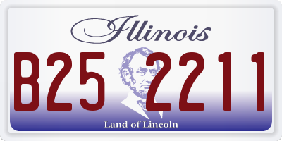 IL license plate B252211