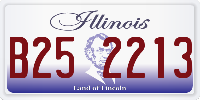 IL license plate B252213