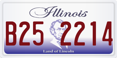 IL license plate B252214