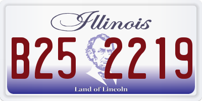 IL license plate B252219