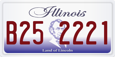 IL license plate B252221