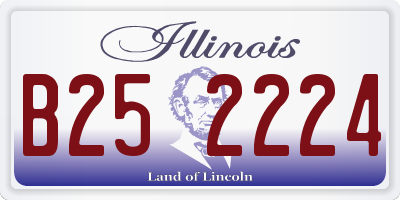 IL license plate B252224