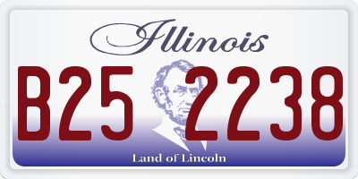 IL license plate B252238
