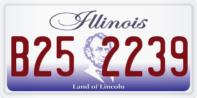IL license plate B252239