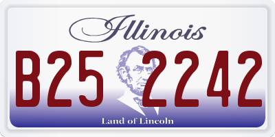 IL license plate B252242
