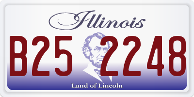 IL license plate B252248