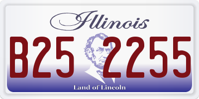 IL license plate B252255