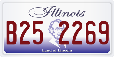IL license plate B252269
