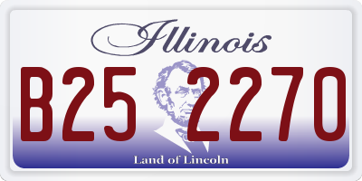 IL license plate B252270