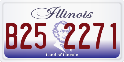 IL license plate B252271