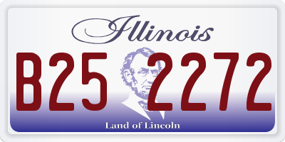IL license plate B252272