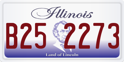 IL license plate B252273