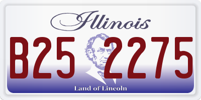 IL license plate B252275