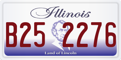 IL license plate B252276