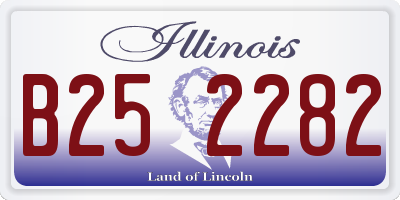 IL license plate B252282