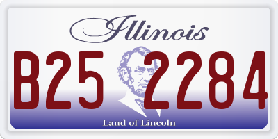 IL license plate B252284