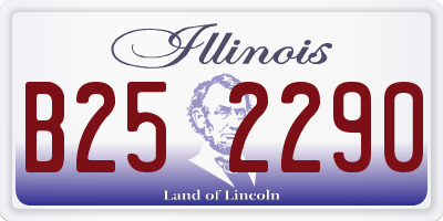 IL license plate B252290
