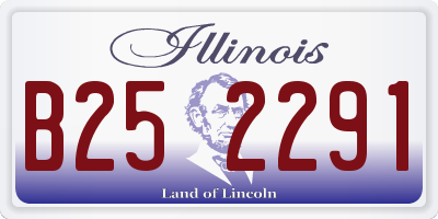 IL license plate B252291