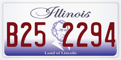 IL license plate B252294