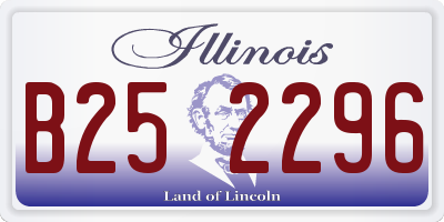 IL license plate B252296