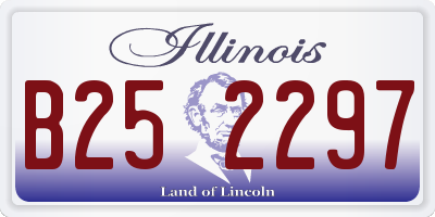 IL license plate B252297