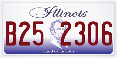IL license plate B252306