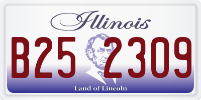 IL license plate B252309