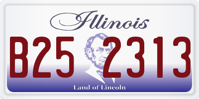 IL license plate B252313