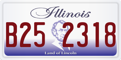 IL license plate B252318