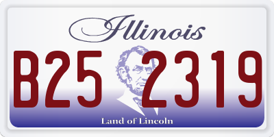 IL license plate B252319