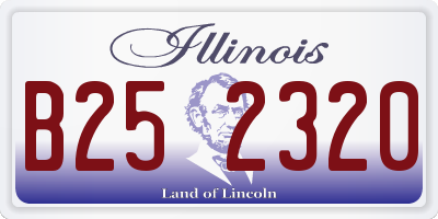 IL license plate B252320