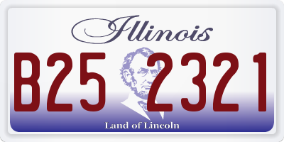 IL license plate B252321
