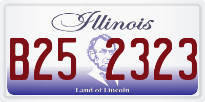 IL license plate B252323
