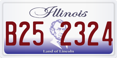IL license plate B252324