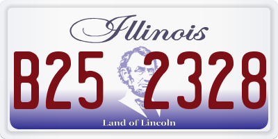 IL license plate B252328