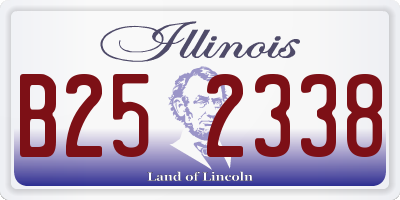IL license plate B252338